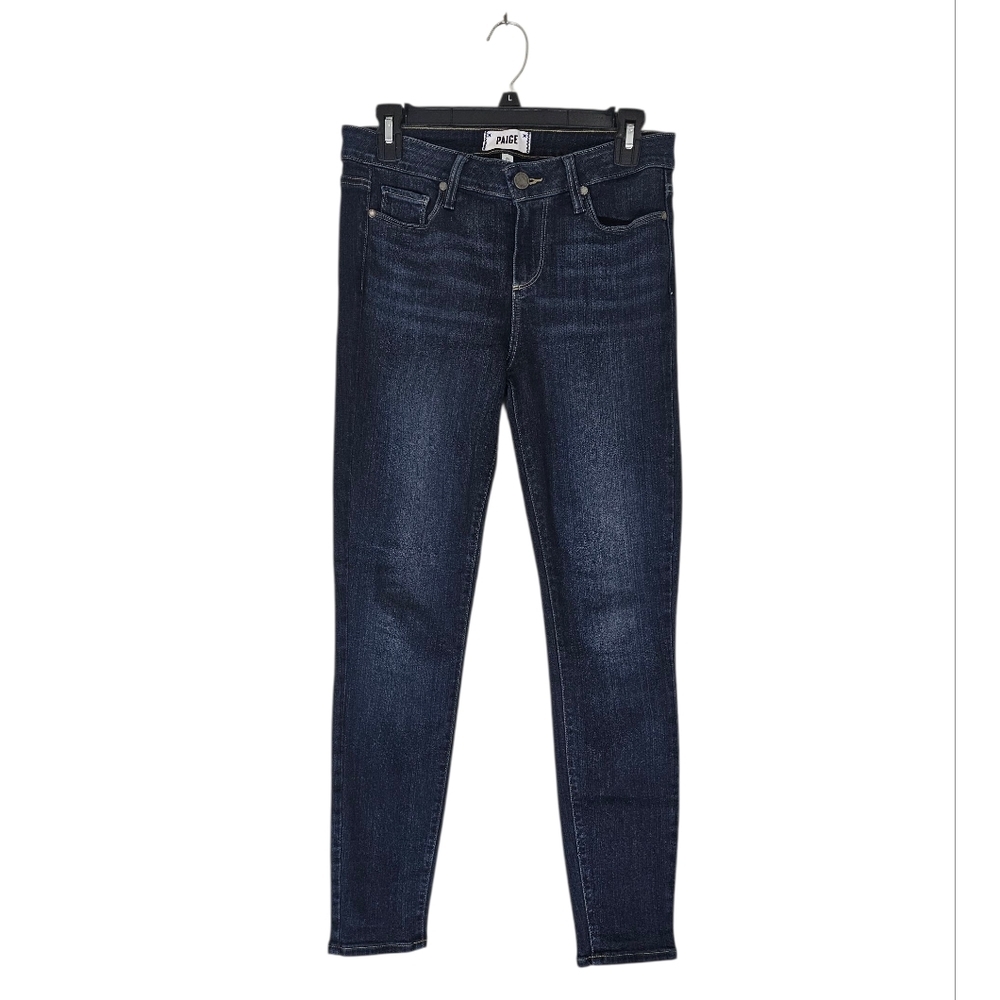 Paige Verudgo Ankle Skinny High Rise Blue‎ Jeans 29 Preowned